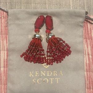 Kendra Scott Red Earrings